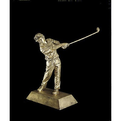 8" Female Golf in Gold