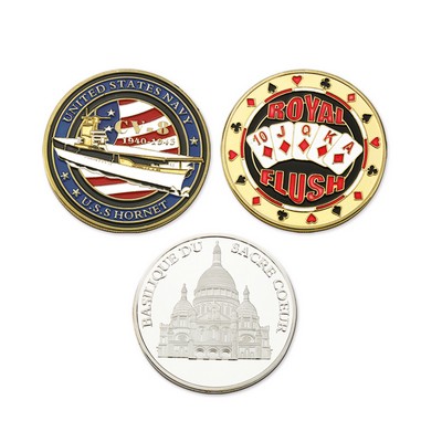 Die Struck & Soft Enamel Coin