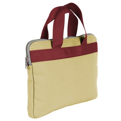 15 Oz. Dyed Duck Canvas Business Case Bag (14"x10")