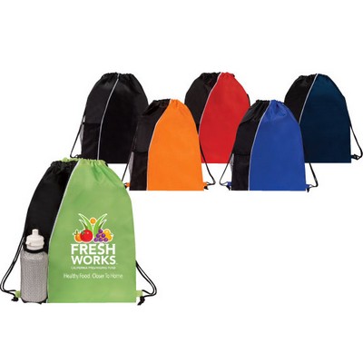 Trail Mesh Pocket Drawstring Backpack