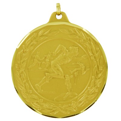 2" K Series Track General Male Runner Die Struck Medal