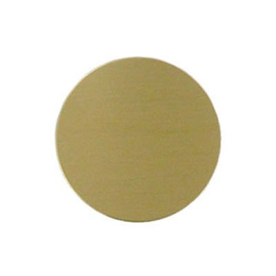 3" Satin Brass Disc for Engraving