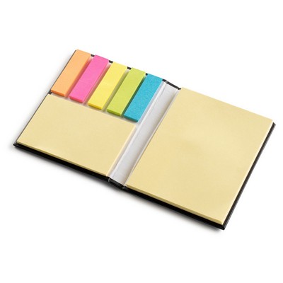 Black Sticky Note Book - 3.25 x 4