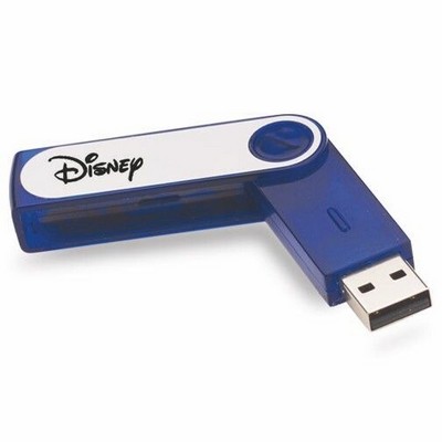 Slick USB Flash Drive w/Key Chain (128 GB)