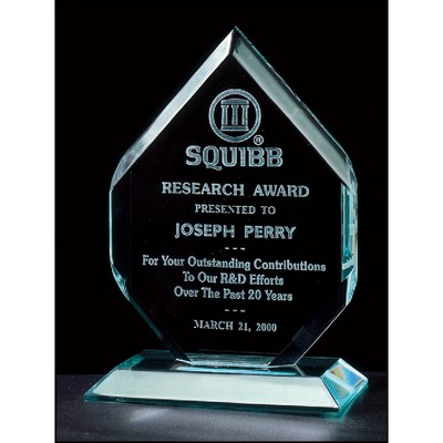 3/4" Thick Polished Diamond Acrylic Award (6"x8.75")