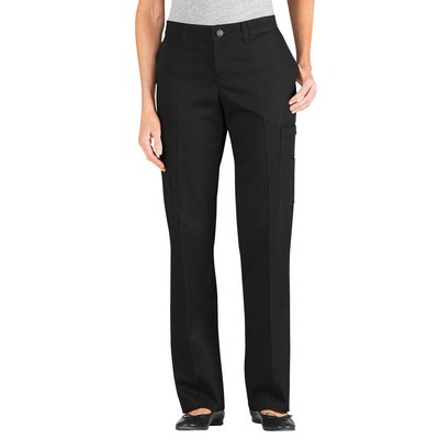 Dickies Women's Cotton Cargo Pant - RELAXED FIT / STRAIGHT LEG