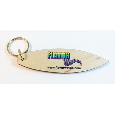 1.25" x 2.25" - Hardwood Keychains