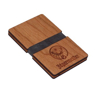 2.5" x 3.5" - Hardwood Wallet