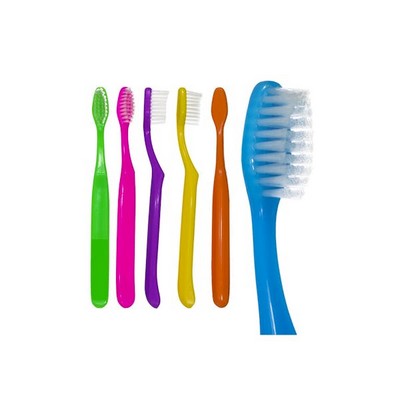 Kids' Toothbrushes - Assorted Colors, Ages 3-8 (Case of 144)