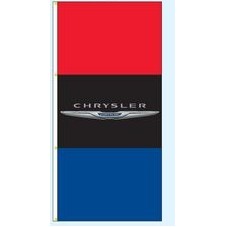 Single Face Dealer Interceptor Drape Flags (Chrysler®)