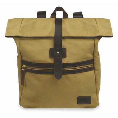 State Street Roll Top Backpack (Dyed Canvas)