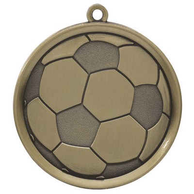 Soccer Mega Medal - 2-1/4"