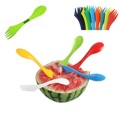 3 In 1 Multi-functional Plastic Knife Fork Spoon