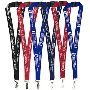 "PALMER" 1" Silkscreen Lanyard with FREE Breakaway Safety Release