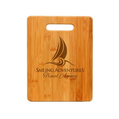 9.75" x 13.75" - Wood Cutting Board - Bamboo