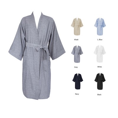 Men's Cotton Oxford Cloth Robes