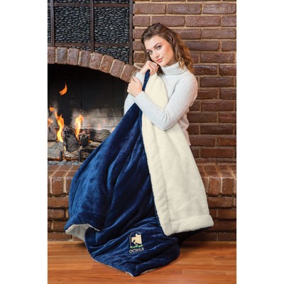 Plush Comforter Throw Eembroidered)