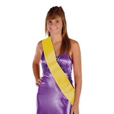 Blank Satin Sash