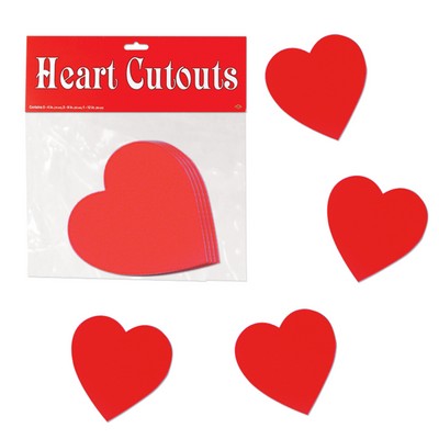 Printed Heart Cutouts