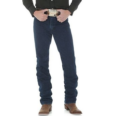 Wrangler® Cowboy Cut® Men's Dark Stone Blue Slim Fit Jeans