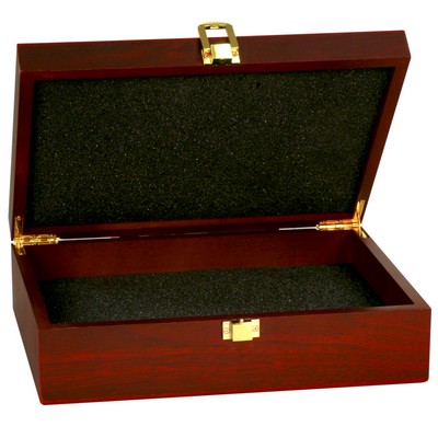 7.5" x 10.25" - Wood Gift Box - Rosewood