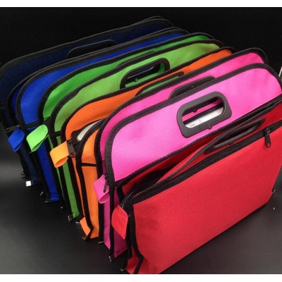 B4 Document Folder Double Zipper File Bag