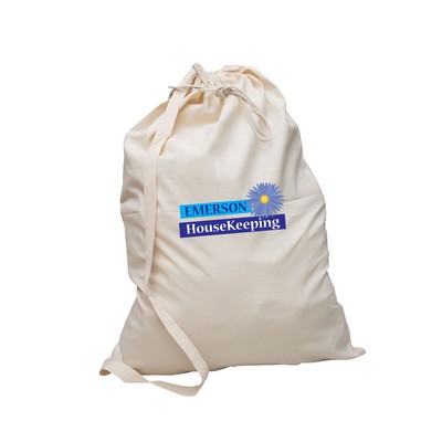 Laundry Bag with Shoulder Strap - 1 color (20" x 15" x 3")