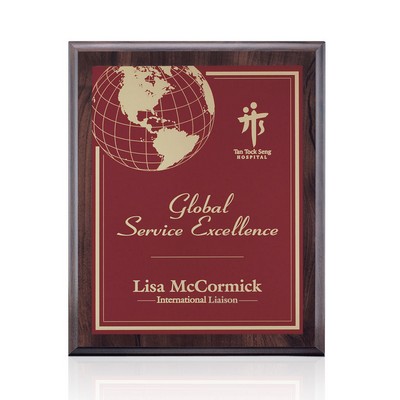 Farnsworth/Marietta Plaque - Cherry/Red 8"x10"