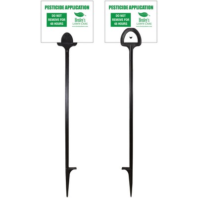 5" x 4" Value Marking Signs - One Color, Front & Back