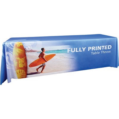 4' 3-Sided Economy Dye Sub Printed 36" High Table Throw