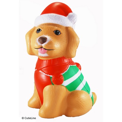 CutieLine Slow Rising Scented Christmas Puppy Squishy