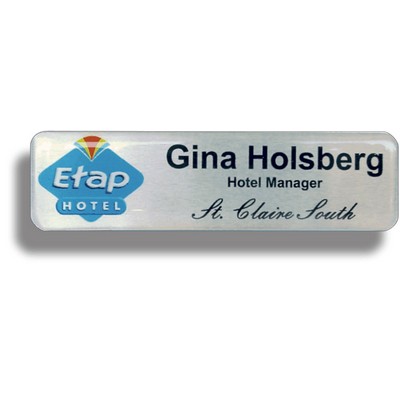 Full Color Frameless Domed Badge (3/4"x 2 3/4")