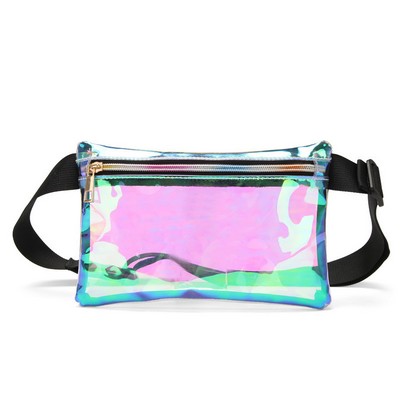 PVC Iridescent Waterproof Belt Pouch