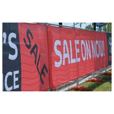 10 Oz. Mesh Vinyl Banners