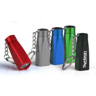 Mini LED Flashlight w/Keyring