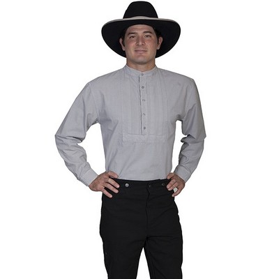 Men's Pleated Bib Shirt