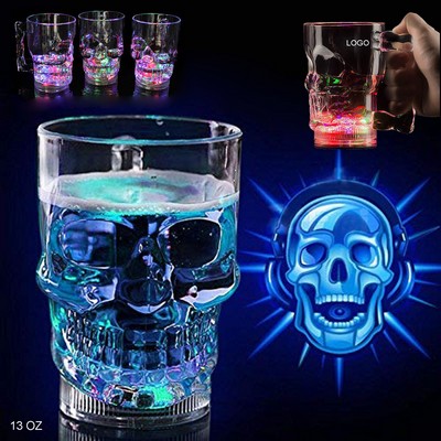 13 Oz. Skull LED Wine Glass Flashing Mug