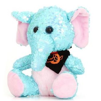 8" Elephant Bling Stuffed Animal