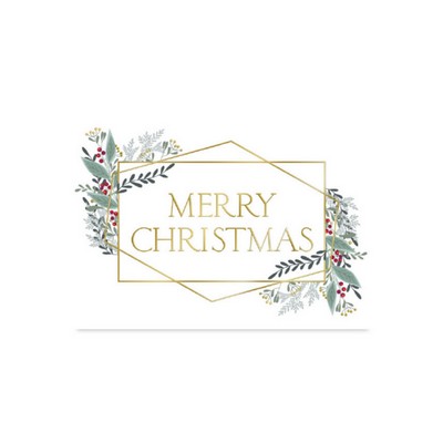 Merry Christmas Gold Card