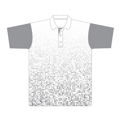 Men's Sublimation Polo Shirt w/Dotted Design