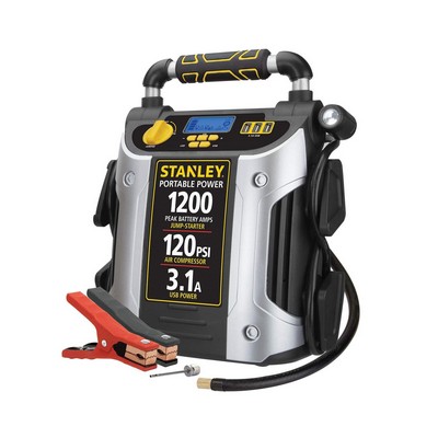 Stanley 500 Amp Jump Starter with Compressor