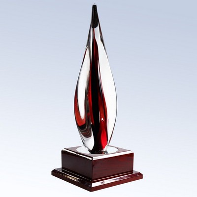 Black Contemporary Award w/Rosewood Base