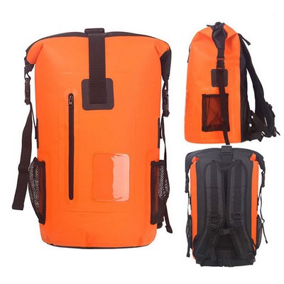 PVC Tarpaulin Waterproof Backpack