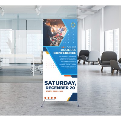 Multifunctional Adjustable X-Banner Stand Package (2ft x 8ft)