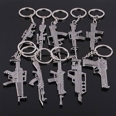 Custom Metal Gun Key Chain