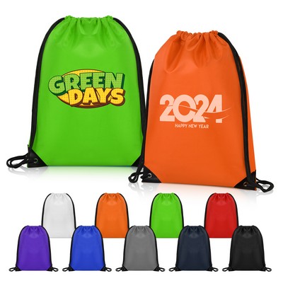 420D Heavy Duty Drawstring Backpack