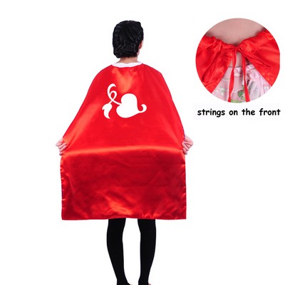 Adult Satin Superhero Cape