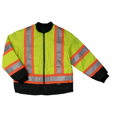 Tough Duck Reversible Insulated Safety Jacket