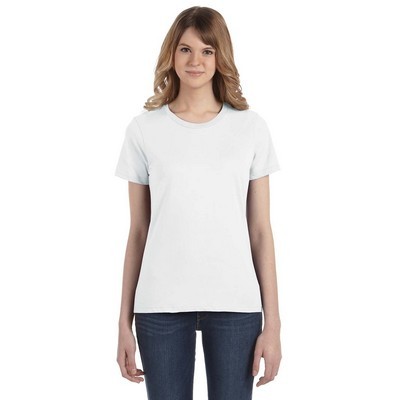 Anvil® Lightweight Ladies White Tee Shirt