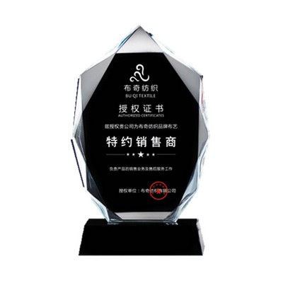 Creative Crystal Iceberg Plaque Crystal Award